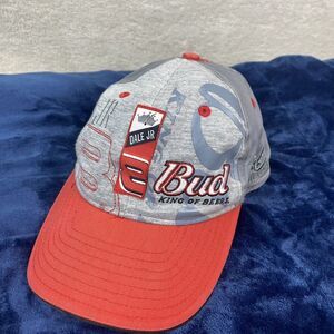 Vintage Chase Authentics Bud King Of Beers DALE JR #‎ 8 NASCAR  Hat Cap